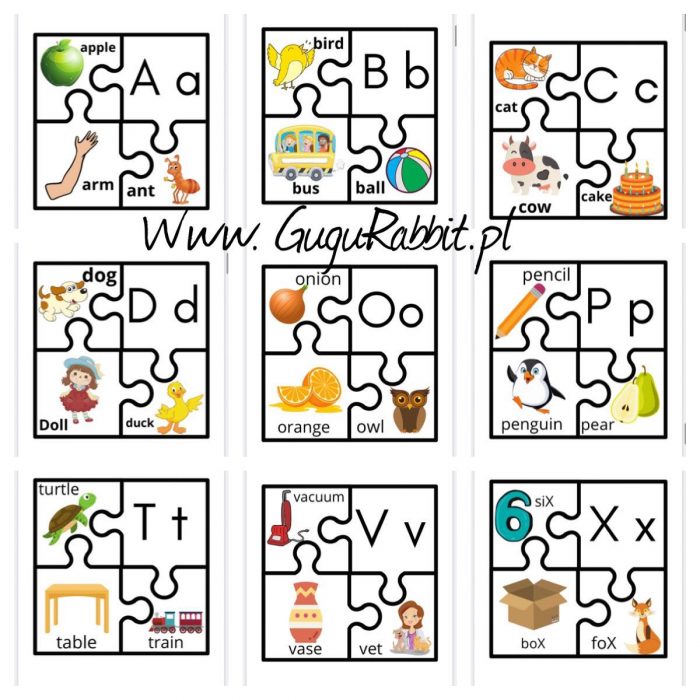 Puzzle. The alphabet